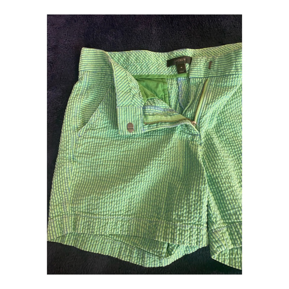 J. Crew seersucker shorts